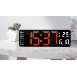 Ceas de perete / masa electronic RD A323 de 32cm afisaj portocaliu Ceas de perete / masa electronic RD A323 de 32cm afisaj portocaliu