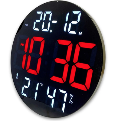 Ceas digital cu termometru CGH 8011 de 30 cm cu telecomanda