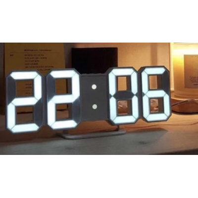 Ceas digital de birou 3D afisaj data ora si temperatura GH 8018