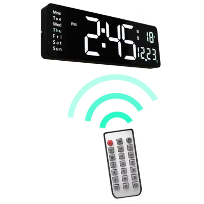 Ceas Digital de Perete RD AB6626 afisaj ALB Functie de Termometru Calendar Temporizator Alarma Dubla Ceas Digital de Perete RD AB6626 afisaj ALB Functie de Termometru Calendar Temporizator Alarma Dubla
