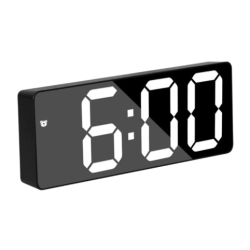 Ceas digital LED DS-3806M cu afisaj ALB