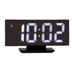 Ceas digital led mirror clock cu afisaj ALB  DS-3618L