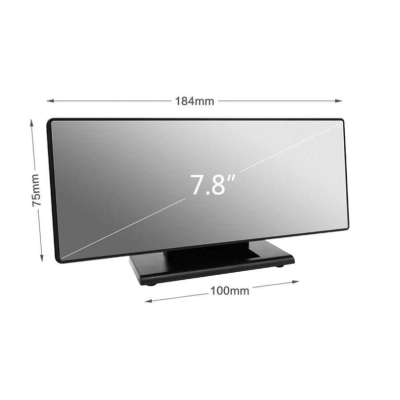 Ceas digital led mirror clock cu afisaj ALB  DS-3618L