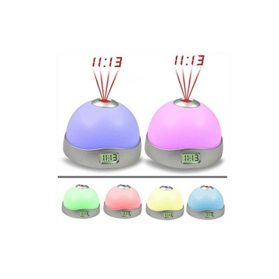 Ceas digital rotund cu proiectie ora pe tavan