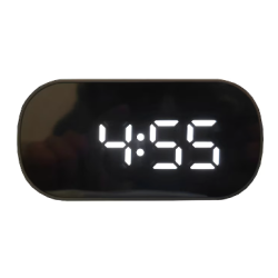 Ceas electronic A118 design modern afisaj LCD alb Ceas electronic A118 design modern afisaj LCD alb