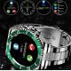 Ceas Smartwatch bratara AURIE otel inoxidabil Bluetooth  ALBASTRU