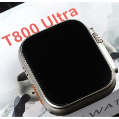Ceas SmartWatch T800 Ultra 2 Notificari Apel si Retele Sociale Monitorizare Ritm Cardiac