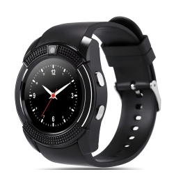 Ceas Smartwatch V8 cu functie apelare SMS camera Bluetooth Android Negru Ceas Smartwatch V8 cu functie apelare SMS camera Bluetooth Android Negru