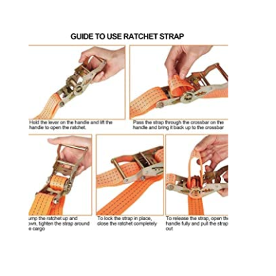 Chinga profesionala Ancorare 10 metri X 35mm portocalie