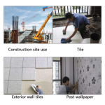 Ciocan pentru gresie/faianta din silicon cu maner lemn