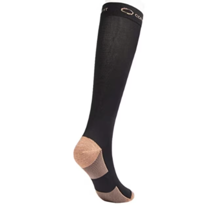 Ciorapi compresivi pentru alergare atletism sarcina calatorii Unisex Negru L/XL