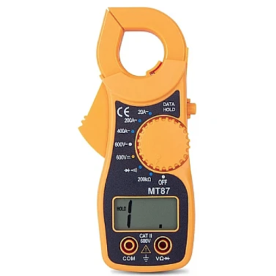 Clampmetru mic galben multifunctional MT87 AC/DC