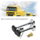 Claxon auto Camion cu 2 goarne 12V electrovalva inclusa