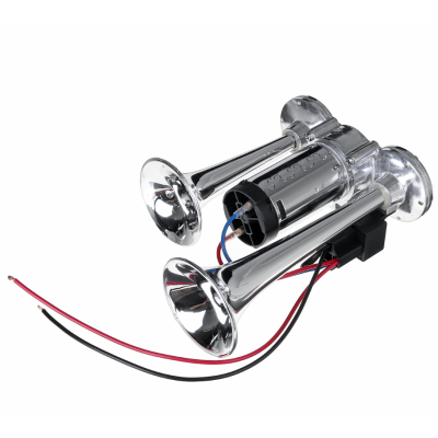 Claxon CHROME cu 2 goarne si compresor