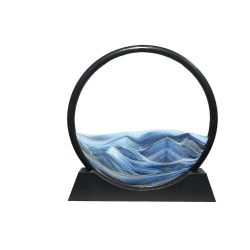 Clepsidra decorativa cu nisip miscator 25 cm ALBASTRU