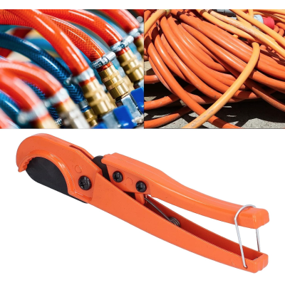 Cleste ergonomic pentru taiat tevi cu lame fixe din otel Pipe Cutter Portocaliu