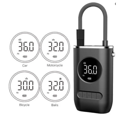 Compresor AUTO portabil CZK 3668 cu functie de Power Bank 2000mAh display LED