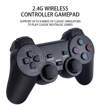 Consola Game stick cu peste 20000 de jocuri incorporate 2 controlere wireless iesire HDM