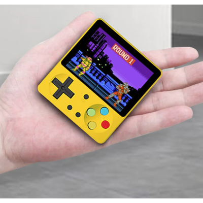 Consola mini de jocuri video portabila GALBENA
