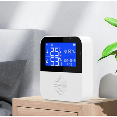 Contor inteligent WiFi Q WD01 temperatura si umiditate display LCD 2.9inch