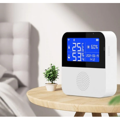 Contor inteligent WiFi Q WD01 temperatura si umiditate display LCD 2.9inch