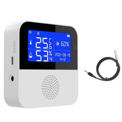 Contor inteligent WiFi Q WD01 temperatura si umiditate display LCD 2.9inch