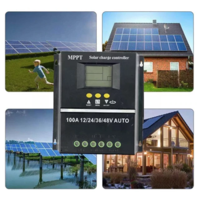 Controler solar 12V/24V/36V/48V 100A display LCD cu 7 moduri de functionare