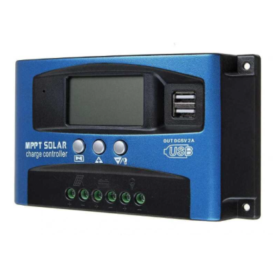 Controler solar de incarcare MPPT/PWM 12V/24V 60A dublu USB ecran LCD