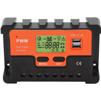 Controller Tensiune Pentru Panou Solar KZ001 12V 10 A LCD