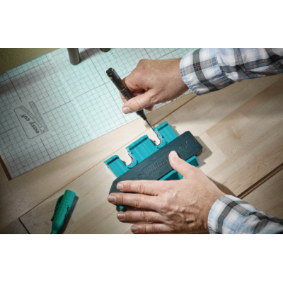 Contur din plastic Profilare Ecartament negru WolfCraft Mare