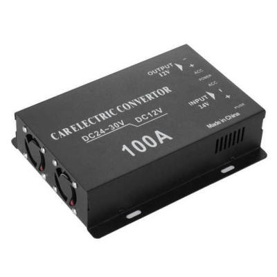 Convertor auto 100A tensiune 24v la 12v