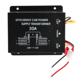 Convertor Auto 30A pentru Tensiune 24V - 12V