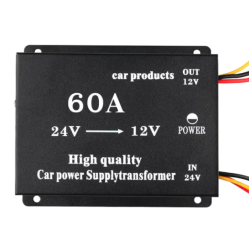 Convertor auto 60A tensiune 24v la 12v