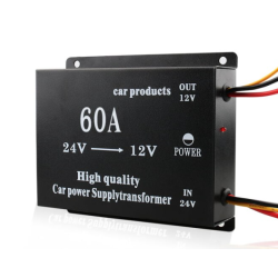 Convertor auto 60A tensiune 24v la 12v
