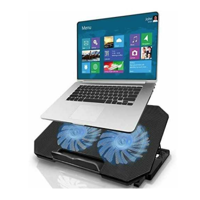 Cooler (racitor) laptop Q-SR03 silentios 13inch cu 2 ventilatoare USB negru