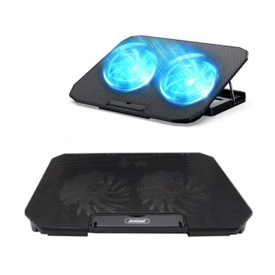 Cooler (racitor) laptop Q-SR03 silentios 13inch cu 2 ventilatoare USB negru