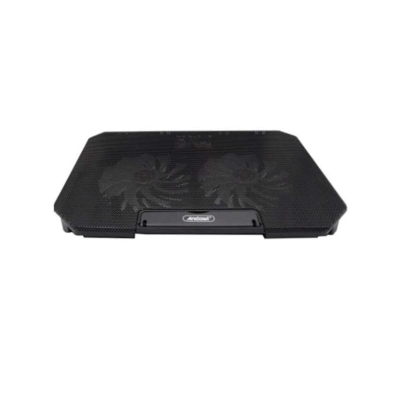 Cooler laptop Q SR03 silentios cu 2 ventilatoare USB negru