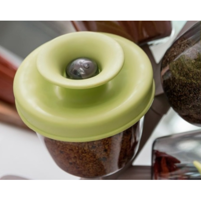 Copacel Spice Rack cu 6 recipiente pentru condimente + suport inclus