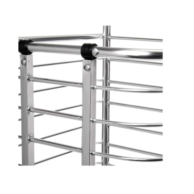 Cos de cumparaturi pliabil cu 4 roti argintiu