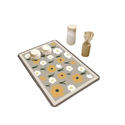 Covoras absorbant bucatarie 30x40 cm Flowers