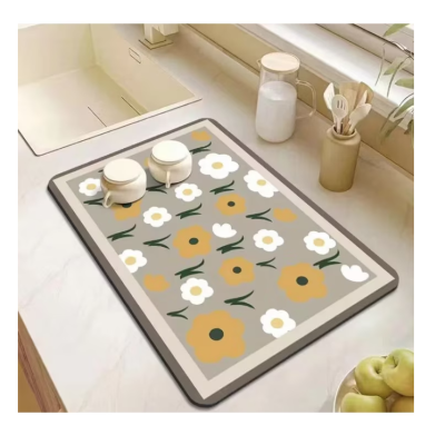 Covoras absorbant bucatarie 30x40 cm Flowers