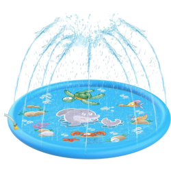 Covoras de joaca gonflabil cu fantana 170 cm Covoras de joaca gonflabil cu fantana 170 cm