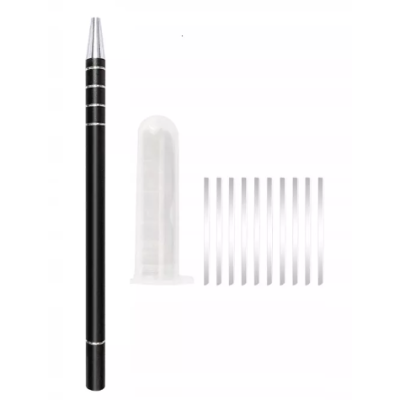 Creion de coafura Argintiu pentru conturarea parului lama pentru ascutire