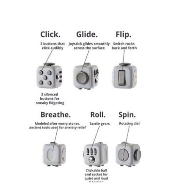 Cub Antistres Fidget Cube 6 intrerupator on/off