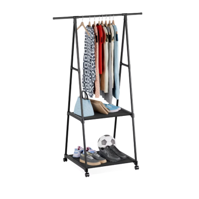 Cuier Haine Cu Suport Pantofi Design Stil Industrial Inaltime 160 Cm