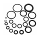 Cutie 222 O-Ringuri NEGRE de cauciuc 18 Dimensiuni