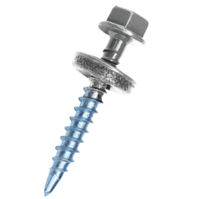 Cutie 250 piese suruburi NICHELATE pentru tabla 4.8 x 35