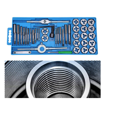 Cutie 40 piese filiere si tarozi tip Trusa