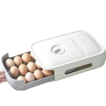 Cutie cu sertar pentru depozitare oua ALB
