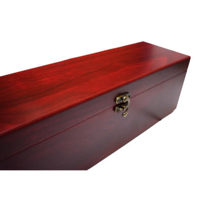 Cutie pentru Vin din Lemn cu 4 Accesorii Tirbuson Dop elegant Dop servire Inel antipicurare 36 x 11cm
